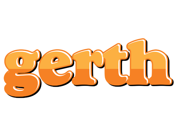 Gerth orange logo