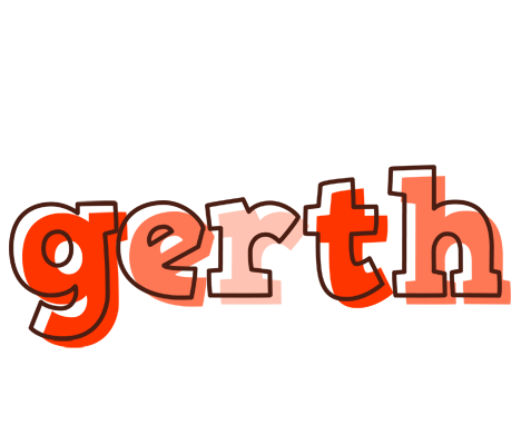 Gerth paint logo