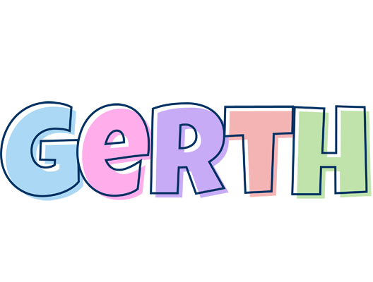 Gerth pastel logo
