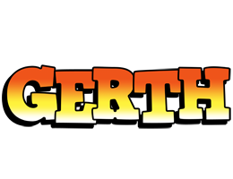 Gerth sunset logo