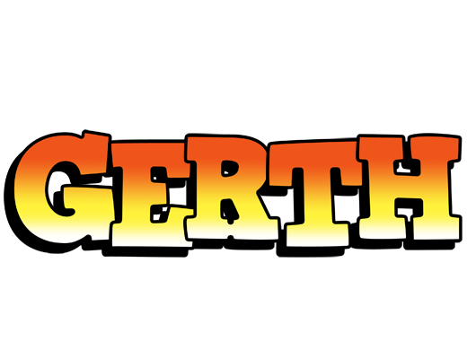 Gerth sunset logo