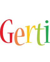 Gerti birthday logo