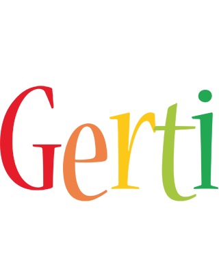 Gerti birthday logo