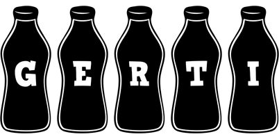 Gerti bottle logo