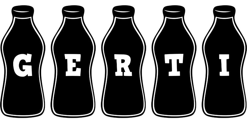 Gerti bottle logo