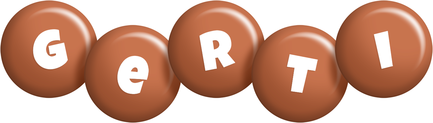 Gerti candy-brown logo