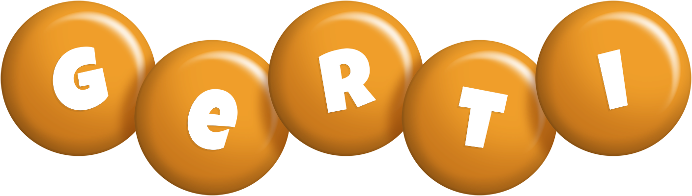 Gerti candy-orange logo