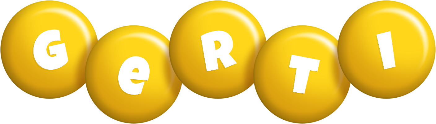 Gerti candy-yellow logo