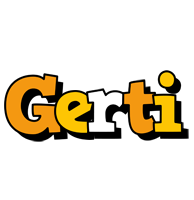 Gerti cartoon logo