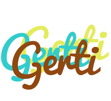 Gerti cupcake logo