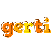 Gerti desert logo