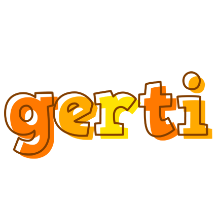 Gerti desert logo