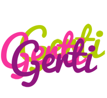 Gerti flowers logo