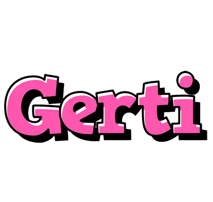 Gerti girlish logo