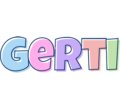 Gerti pastel logo