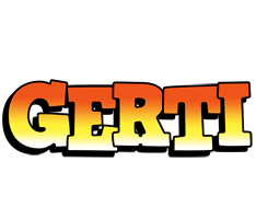 Gerti sunset logo