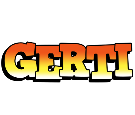 Gerti sunset logo