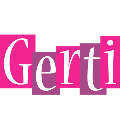 Gerti whine logo