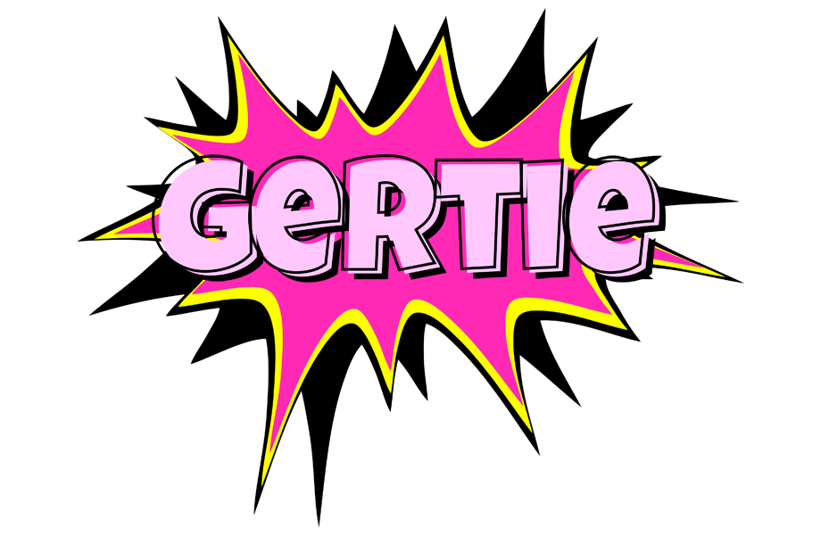 Gertie badabing logo