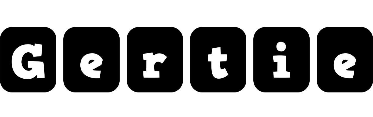 Gertie box logo