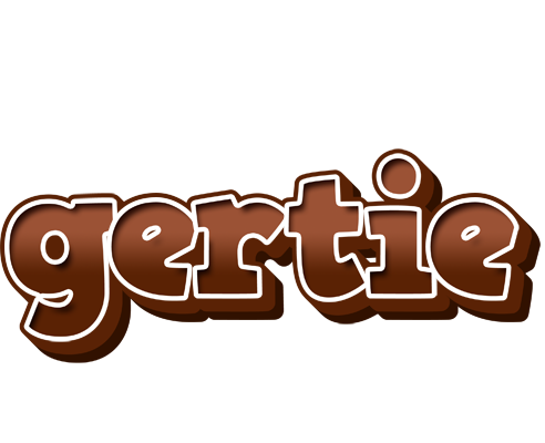 Gertie brownie logo
