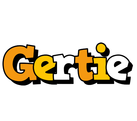Gertie cartoon logo