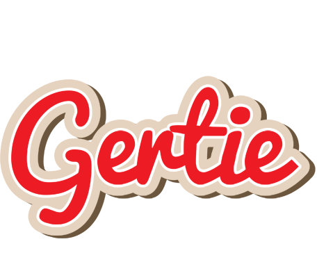 Gertie chocolate logo