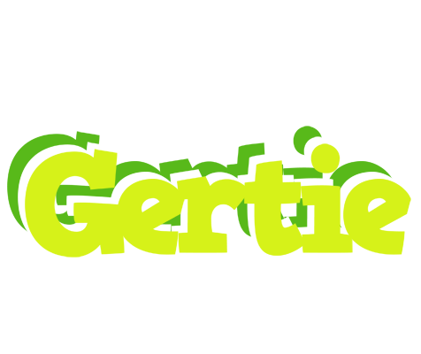 Gertie citrus logo