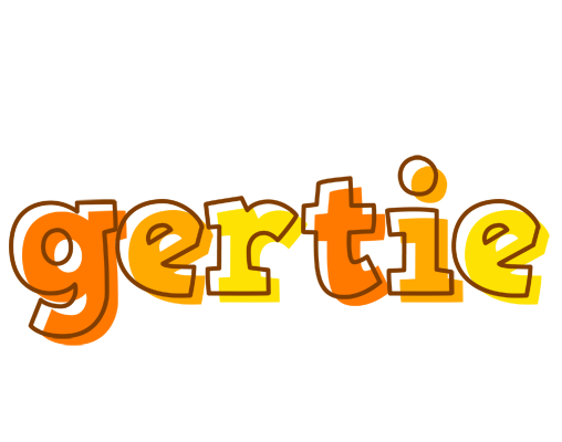 Gertie desert logo