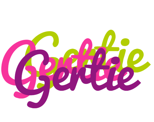 Gertie flowers logo