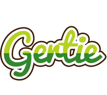 Gertie golfing logo