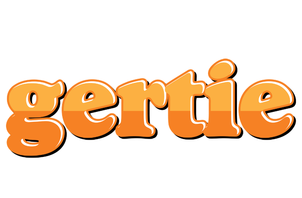 Gertie orange logo
