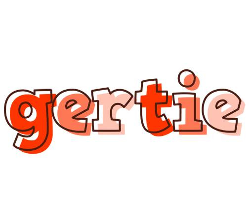 Gertie paint logo