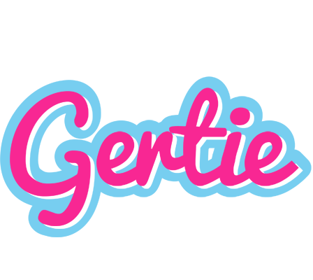 Gertie popstar logo