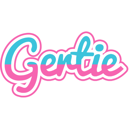Gertie woman logo
