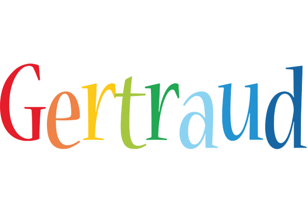Gertraud birthday logo