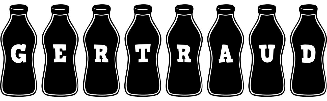 Gertraud bottle logo
