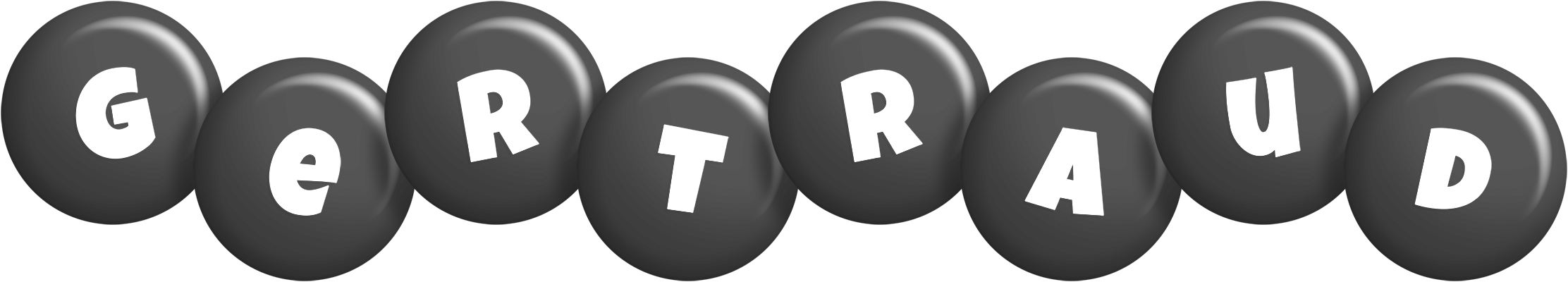 Gertraud candy-black logo