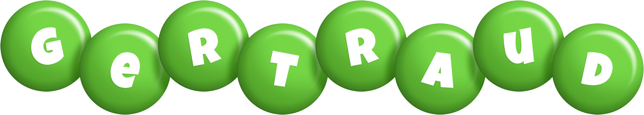 Gertraud candy-green logo