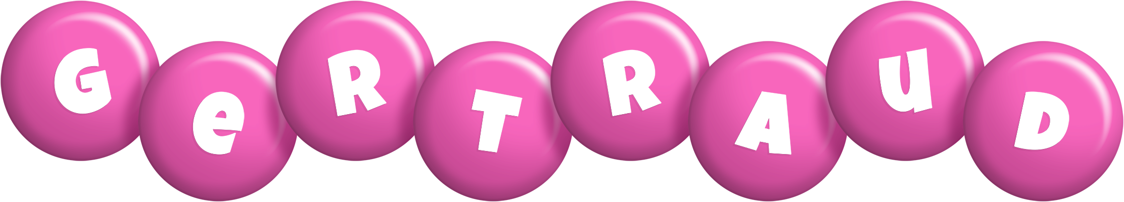 Gertraud candy-pink logo
