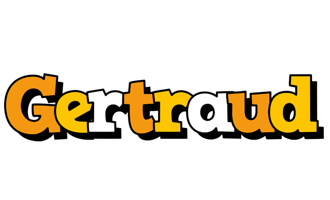 Gertraud cartoon logo