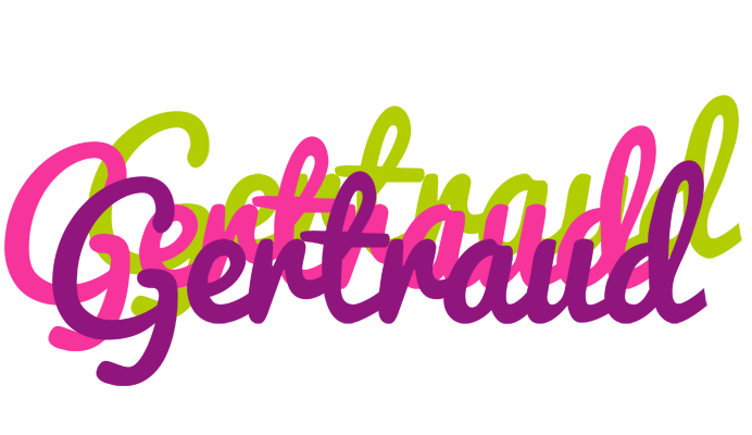 Gertraud flowers logo