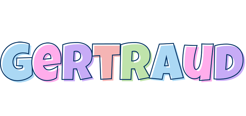 Gertraud pastel logo