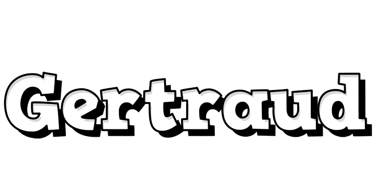 Gertraud snowing logo