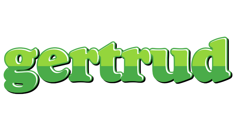 Gertrud apple logo