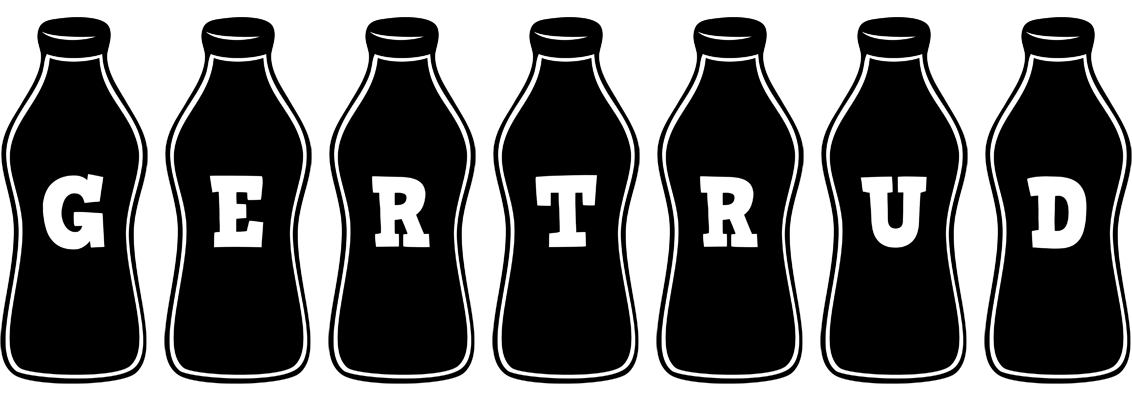 Gertrud bottle logo