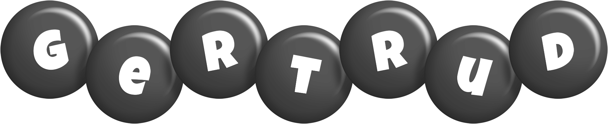 Gertrud candy-black logo