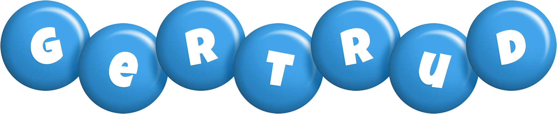 Gertrud candy-blue logo