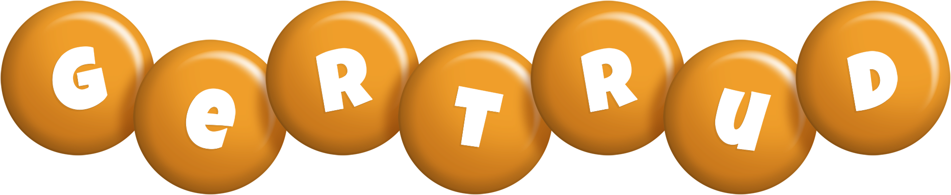 Gertrud candy-orange logo
