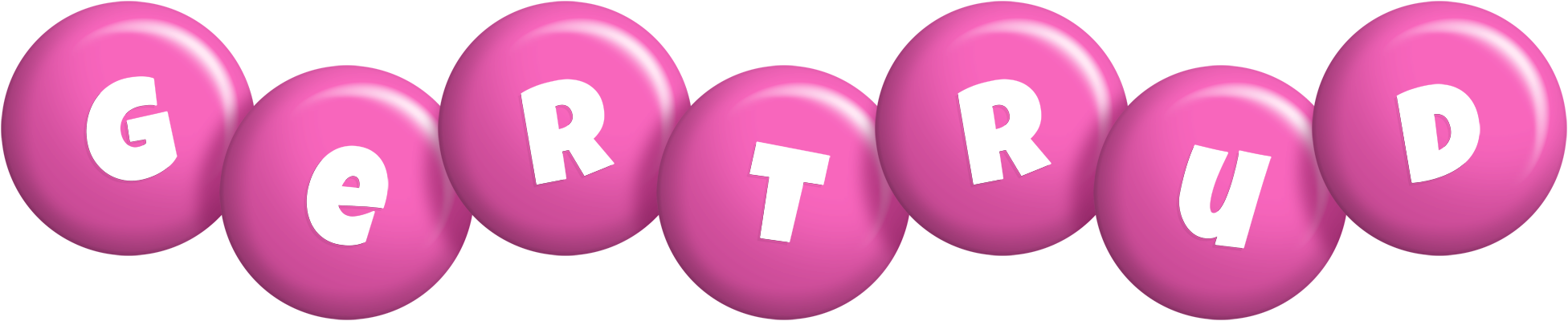Gertrud candy-pink logo